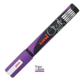 Marcador Giz Violeta 1,8-2,5mm UNI PWE-5M x 2un
