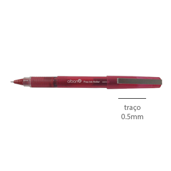 Marcador Roller Vermelho 0,5mm AC1089 Needle Point x 12un