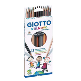 Lapis Cor 18cm Giotto Stilnovo Skin Tones Cx Cartao 12un