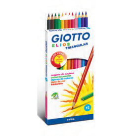 Lapis Cor 18cm Giotto Elios Triangular Caixa 12un