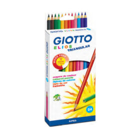 Lapis Cor 18cm Giotto Elios Triangular Caixa 24un