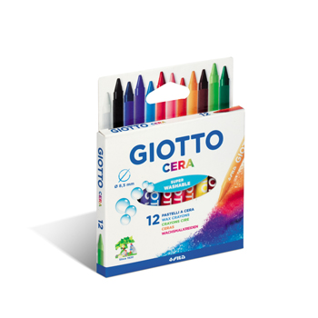 Lápis de Cera Giotto 12 Cores