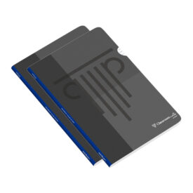 Caderno Agrafado A4 Pautado PP Ambar Preto 2un