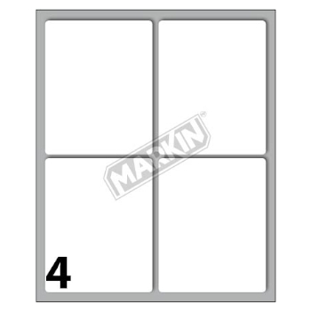 Etiquetas 70x56mm Markin Cod 47 10Folhas A5 40un