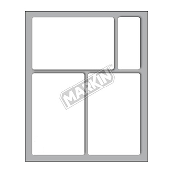 Etiquetas 83x53mm Markin Cod 49 3 Folhas 30un