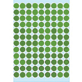 Etiquetas Redondas 08mm Verde Claro Herma1845 540un