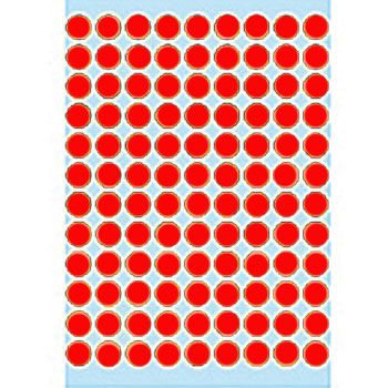 Etiquetas Redondas 08mm Azul Claro Herma1843 540un