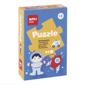 Jogo Puzzle Apli Kids Tema 12 Profissões 24 Peças