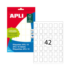 Etiquetas 16x22mm Apli 01639 10 Folhas A5 420un x 2un