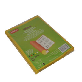 Classificador Capa Transparente Amarelo 10un