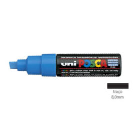 Marcador Uniball Posca PC-8K 8,0mm Azul Claro (8)