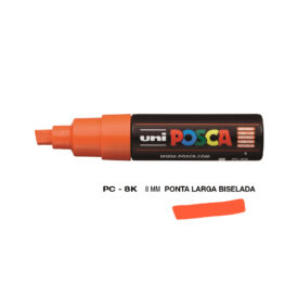 Marcador Uniball Posca PC-8K 8,0mm Laranja (4)