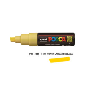 Marcador Uniball Posca PC-8K 8,0mm Amarelo (2)