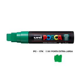 Marcador Uniball Posca PC-17K 15,0mm Verde (6)
