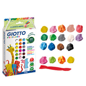 Plasticina 18 Cores Patplume Giotto 18x20g
