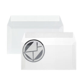 Envelopes 110x220mm DL s/Janela Vegetal Transparente 25un