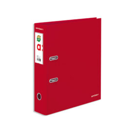 Pasta Arquivo Cor Lisa c/Rado Ambar L/L DIN Vermelho