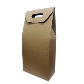 Caixa Cartão p/2 Garrafas Vinho 200x100x410mm x 5un