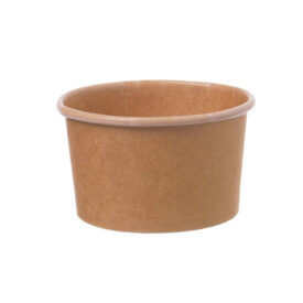 Copos Gelado 080ml Papel Kraft 50un