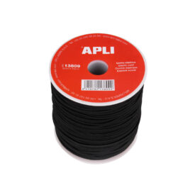 Elástico Fio Bobine Apli Preto 2mmx100m