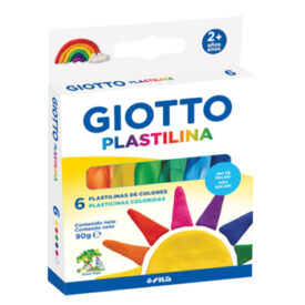 Plasticina 6 Cores Giotto 6x15g x 2un