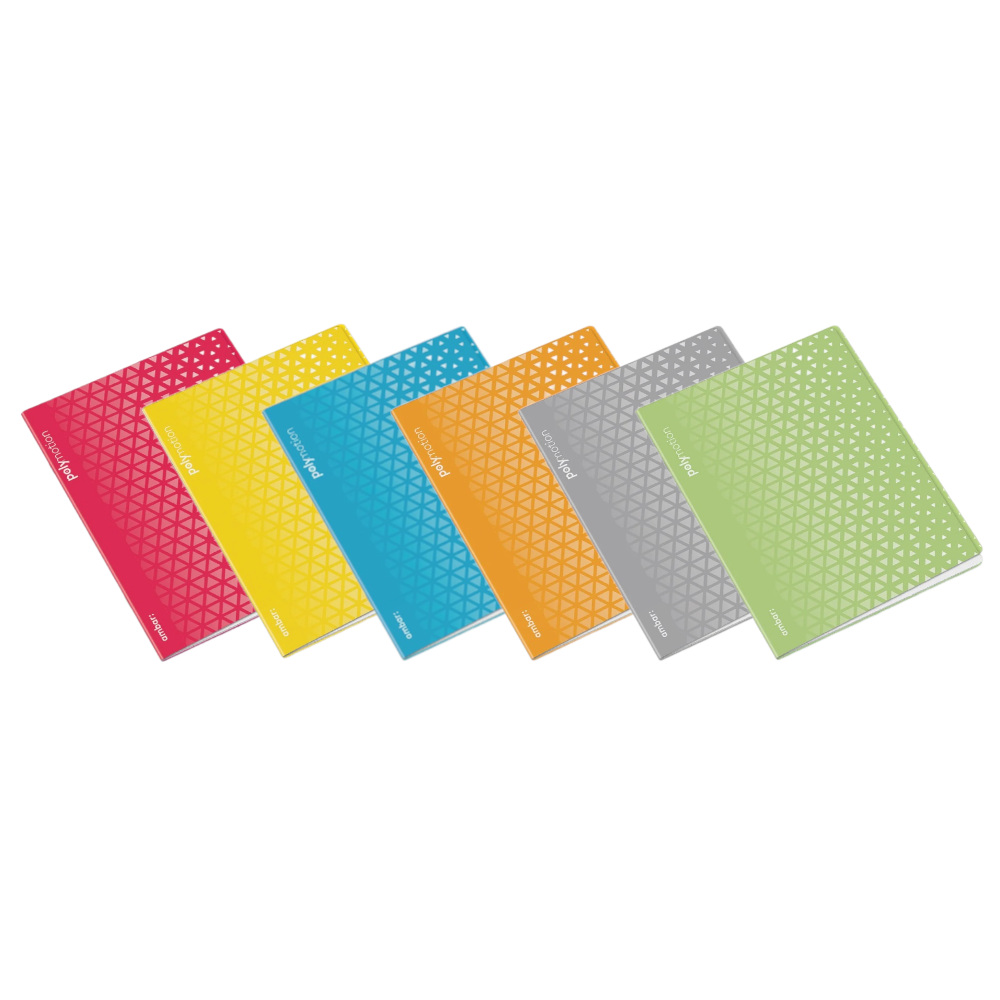 Caderno Agrafado A4 Quadric Ambar Triang Sortido 48Fls x 2un