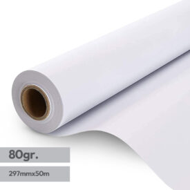 Papel 0297mmx050m 080g Evolution 2 Rolos