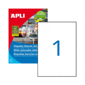 Etiquetas Removiveis 210x297 100 Folhas A4 100un
