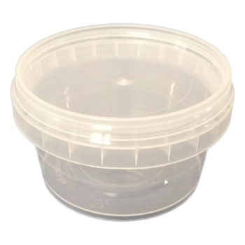 Embalagem Redonda 210ml PP Reutilizável c/Tampa 1un