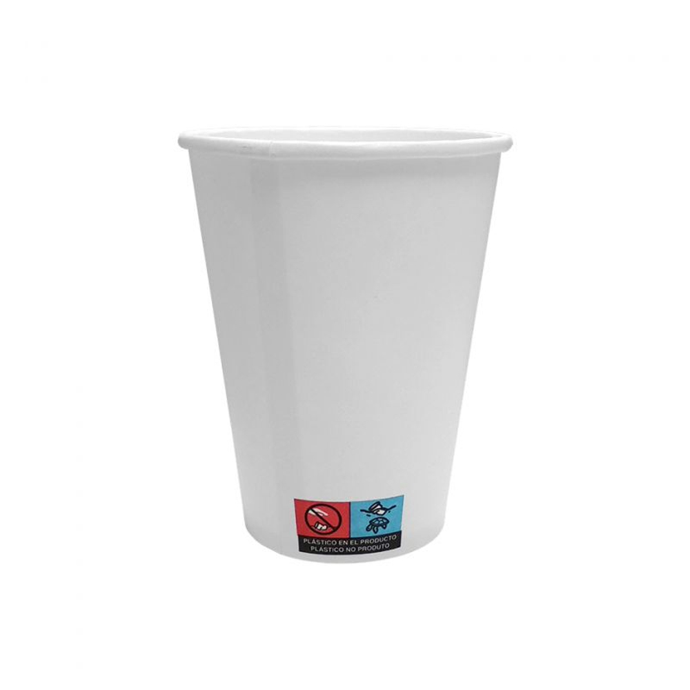 Copos 240ml Papel 8oz Branco 50un x 2un