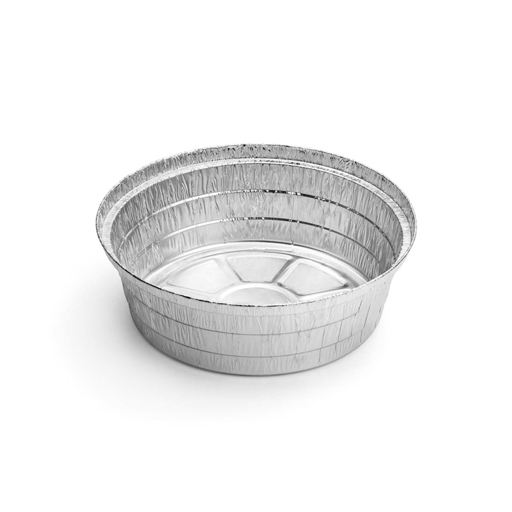 Embalagem Alimentar Alumínio 1400ml Redonda c/Tampa 100un