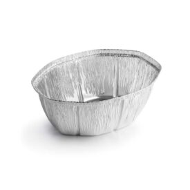 Embalagem Alimentar Alumínio 2400ml Oval c/Tampa 100un