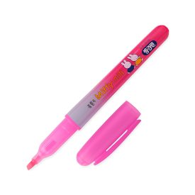 Marcador Fluorescente Rosa Liquid Dong-A 12un