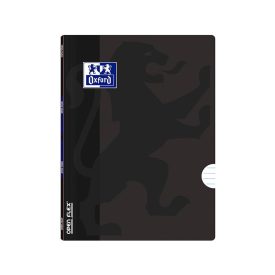 Caderno Agrafado A4 Pautado Oxford Openflex Preto x 2un