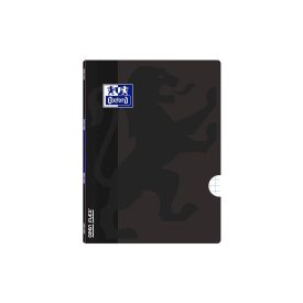 Caderno Agrafado A5 Quadriculado Oxford Openflex Preto x 2un