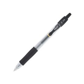 Esferográfica Preto 0,5mm Gel Retrátil Pilot G-2 x 12un