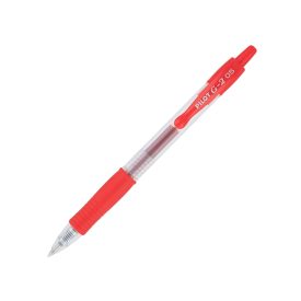 Esferográfica Vermelho 0,5mm Gel Retrátil Pilot G-2 x 2un