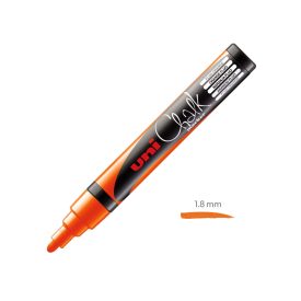Marcador Giz Laranja Fluorescente 1,8-2,5mm UNI PWE-5M x 2un