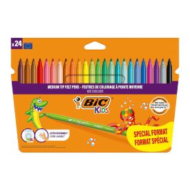 Marcador Feltro Bic Kids Couleur 24 Cores (18+6)