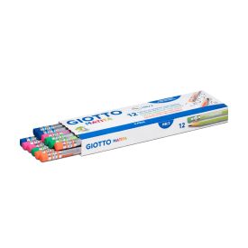 Lapis Carvao Nº2-HB Giotto Matita c/Borracha Cx 12un