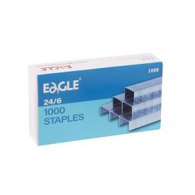 Agrafos 24/6 Eagle (2/20 Folhas) Cx1000un x 5un