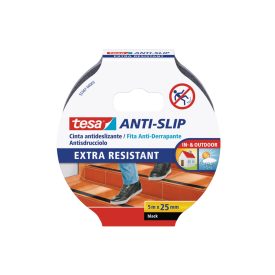 Fita Adesiva Tesa Anti-Derrapante 25mmx5mts Preto