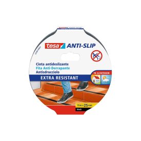 Fita Adesiva Tesa Anti-Derrapante 25mmx15m Preto
