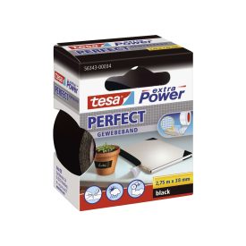 Fita Adesiva Tecido Tesa Extra Power 38mmx2.75m Preto