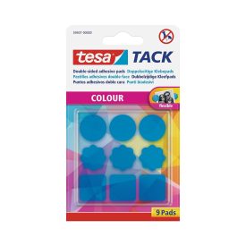 Almofadas Bi-Adesivas Tesa TACK Formas Azul 9un