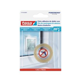 Fita Montagem Bi-adesiva Tesa Powerbond 20kg 19mmx1,5mts