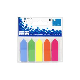Separadores Adesivos 12x44mm Setas Sortido 125un x 2un