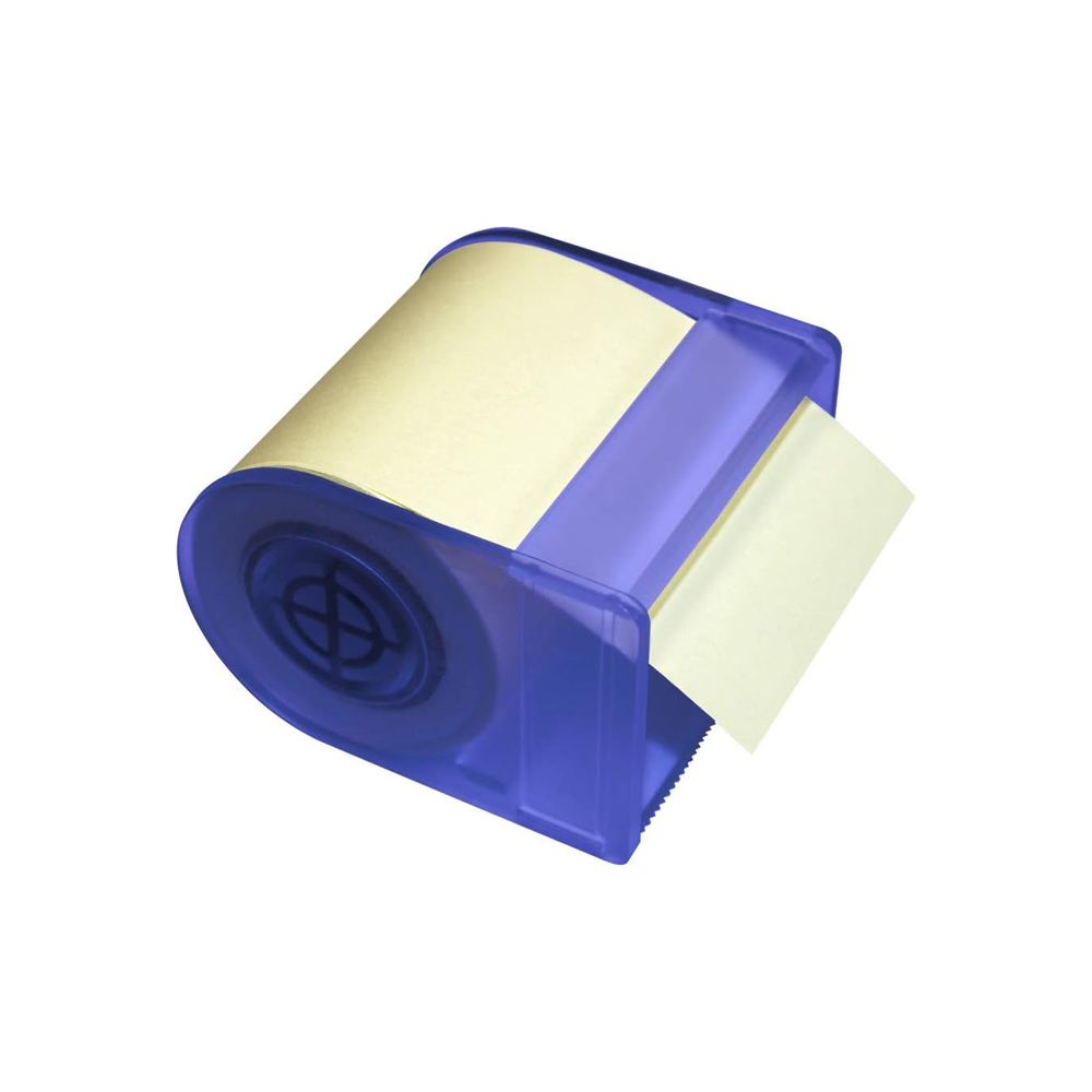 Dspensador Bloco de Notas Aderentes 60mmx10mts Azul Rolo x 4un
