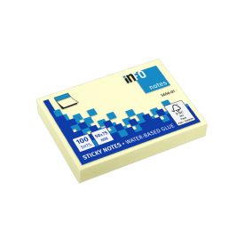 Bloco Notas Aderentes 50x75mm Amarelo 100 Folhas x 12un
