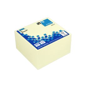 Bloco Notas Aderentes 75x75mm Amarelo Cubo 400 Folhas x 2un